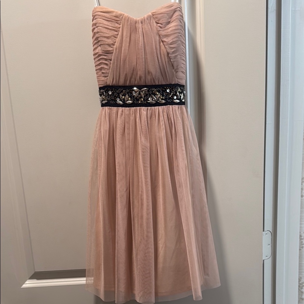 Pink Sleeveless Spaghetti Strap Mini Sundress